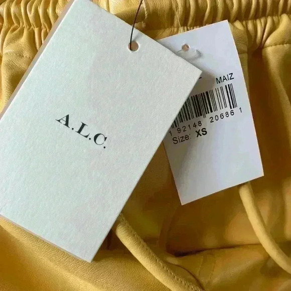 ALC Ryder Boxer Short Maize Vegan Leather XS - Picture 10 of 10